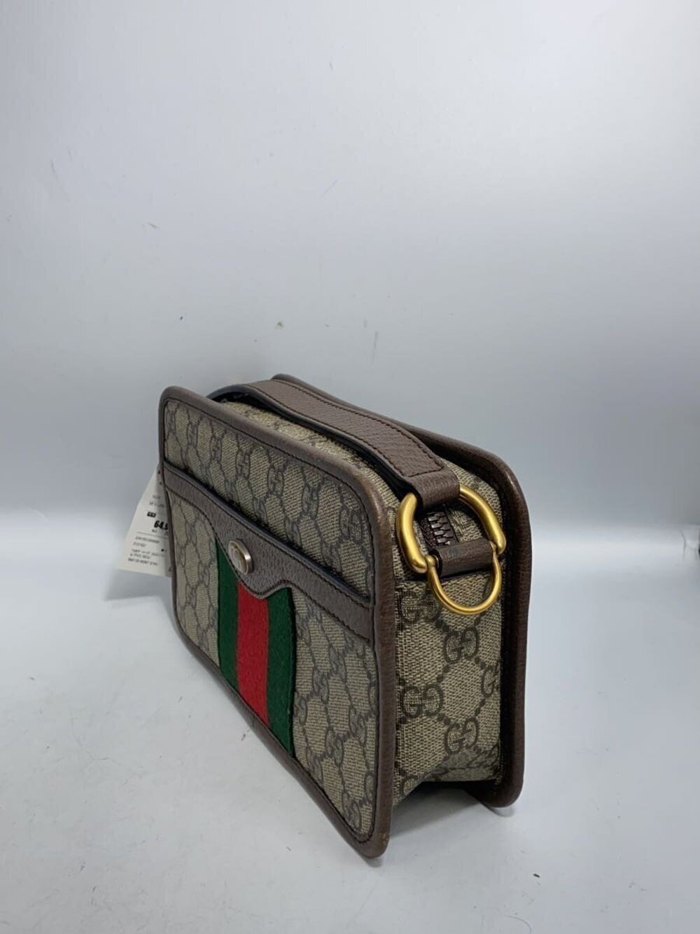 Gucci Supreme shoulder GG Ophidia brown GG ebony bag leather beige Brown Tan